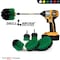 Drill Brush Power Scrubber By Useful Products 7 in W 5 in L Brush, Green G-542OMS-2L-7X-QC-DB - alternate 5